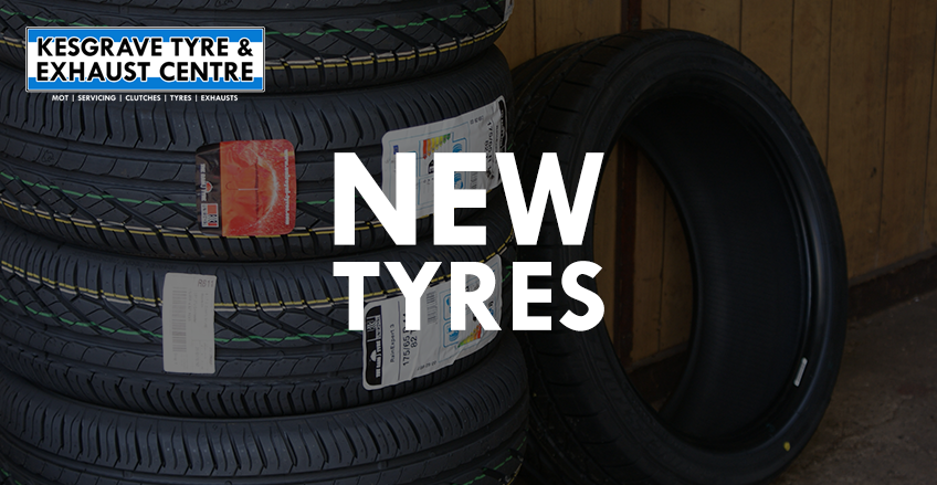 Kesgrave Tyre & Exhaust Centre provide new Tyres